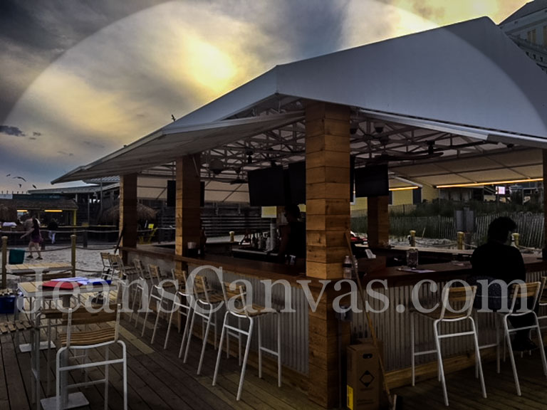 Commercial custom canvas awning 2